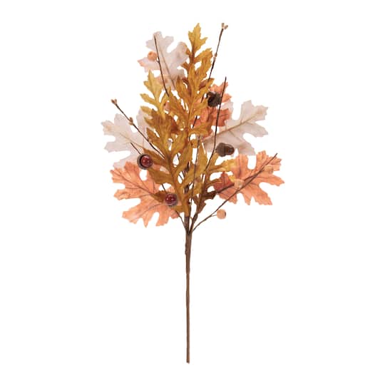 19.75" Harvest Oak Leaf Sprays, 4ct.